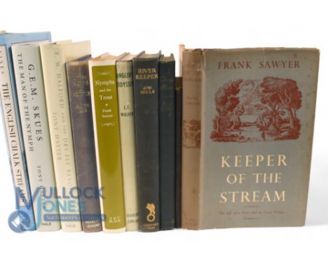 Ten Fishing Books - Keeper of the Stream 1952 Frank Sawyer, Devonshire Trout Fishing c1910 Chas A Rabley, A Trout Rose c1948 