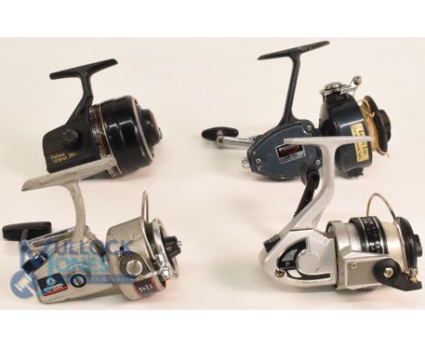Daiwa 123M closed face reel - runs very well. Light use. Roddy Japan 810 fixed spool LHW reel - good bail and runs very well.