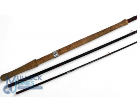 Bruce &amp; Walker hand built in England, Hexagraph salmon fly rod - 15ft 3pc, line 10/11/12#, 24" handle with alloy sliding 