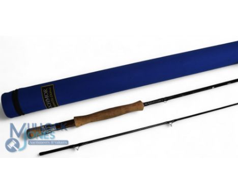 Daiwa Lochmor carbon trout fly rod LFA 906-2 Fast Action - 9ft 2pc line 5/7#, alloy uplocking reel seat with wood insert, fig
