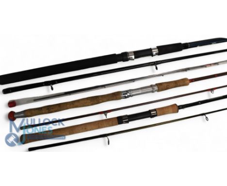 Ron Thompson Steelhead Pro carbon spinning rod - 8ft 2pc, action 7-28g, 19" handle, uplocking reel seat, lined rings, MCB, li