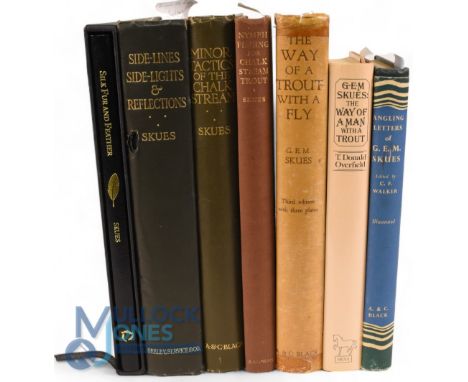 Seven G E M Skues Fishing Books - Angling Letters of G E M Skues 1956 C.F Walker, The Way of a Man with a Trout 1977 T Donald