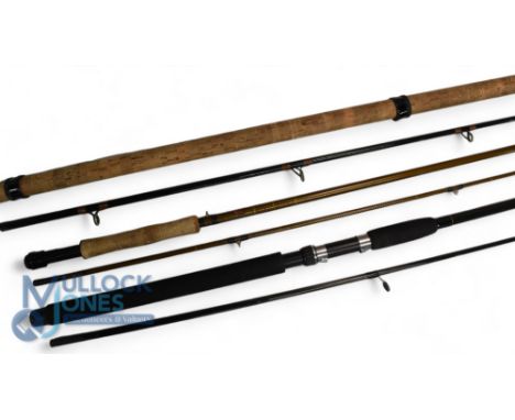 Masterline Ideal XL carbon spinning rod - 10ft 2pc, 15-40g CW, 24" composite handle, uplocking reel seat, lined rings through
