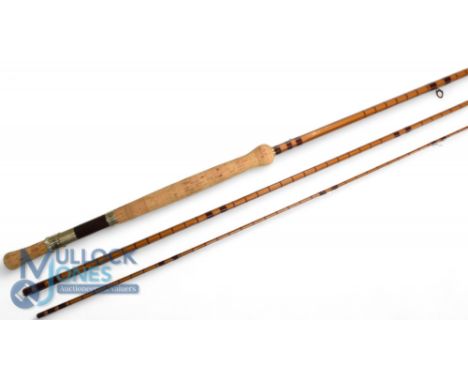 Bruce &amp; Walker hand built in England Hexagraph sea trout/ light salmon fly rod, golden finish - 10ft 3" 3pc, line 8/9#, a