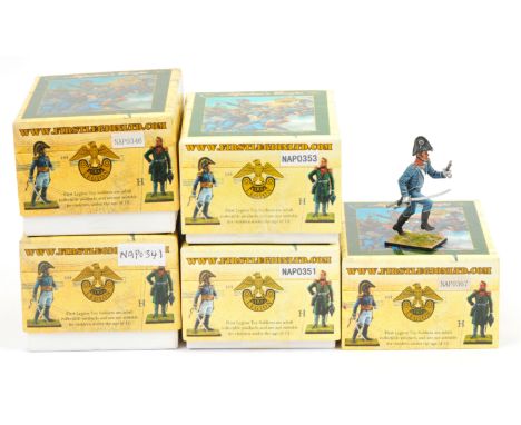 First Legion - Napoleon's Europe Series, comprising: Model No' NAP0341 French 18th Line Infantry Voltigeur Ramming Cartridge,