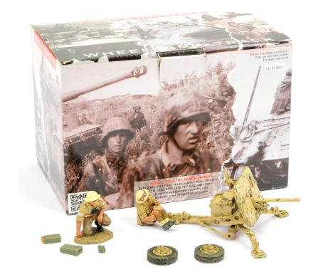 King &amp; Country - 8th Army Series, comprising: Set EA107[BR] - 2 Pounder Anti Tank Gun [British Crew].&nbsp; Mint, contain