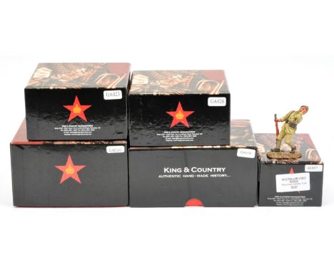 King &amp; Country - Australian Light Horse Series, comprising: Set AL067 - Wounded Johnny Turk, Gallipoli, 1915 Series Set G