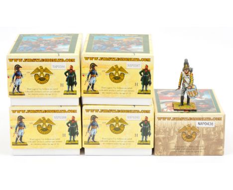 First Legion - Napoleon's Europe Series, comprising: Model No' NAP0385 French 1st Light Infantry Carabinier Sergeant Charging