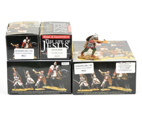 King &amp; Country - Crusaders 1096 -1204, Cross &amp; Crescent Series, comprising: Set MK031- Saracen Crossbow Ready, Set MK