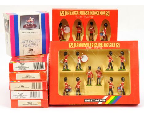 Britains Modern Issues - Metal Models/British Regiments Series [4/6/10 figure sets], comprising:&nbsp; Set 7206 - Scots Guard