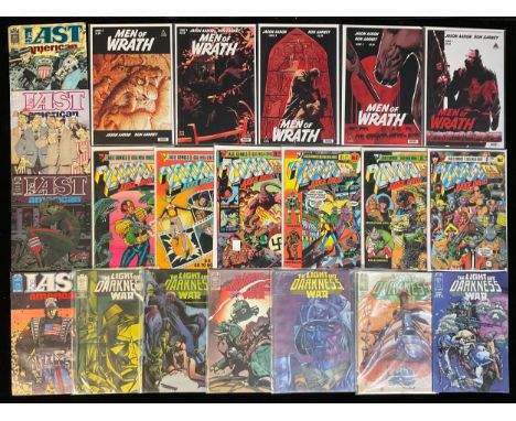 21 Indie comics - 4 sets. 2000AD Monthly featuring Judge Dredd #1-6 (Eagle Comics, 1985). The Last American #1-4 (Epic Comics