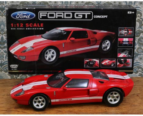 A Motor Max 1:12 scale No.73001 Ford GT Concept die-cast collection model, boxed