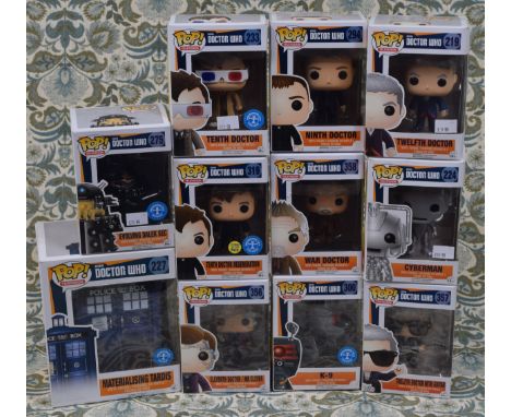 Sci-Fi Interest, Doctor Who - a collection of Funko Pop! Doctor Who television vinyl figures, comprising 219 Twelfth Doctor, 