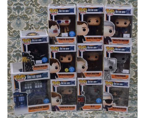 Sci-Fi Interest, Doctor Who - a collection of Funko Pop! Doctor Who television vinyl figures, comprising 219 Twelfth Doctor, 