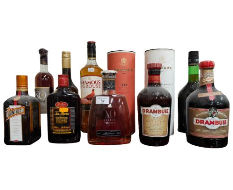 SHELF LOT OF ALCOHOL TO INCLUDE WHISKEY