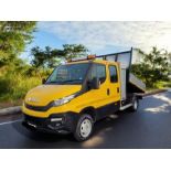 2017 (17) IVECO DAILY 50C15 TRW LWB CREW CAB TIPPER – 3.0L DIESEL **(ONLY 65K MILEAGE)**