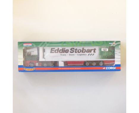 Manufacturer - Corgi | Description - Mercedes-Benz Actros Fridge Trailer - Eddie Stobart Ltd | Stock Code - CC13801 | Model C