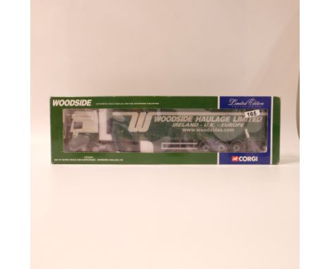 Manufacturer - Corgi | Description - DAF XF Super Space Cab Curtainside - Woodside Haulage LTD | Stock Code - CC13214 | Model