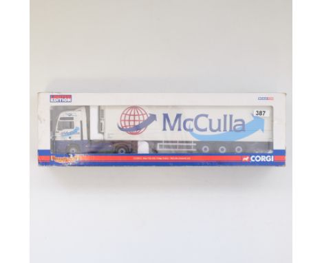 Manufacturer - Corgi | Description - MAN TGA XXL Fridge Trailer - McCulla (Ireland) LTD | Stock Code - CC13413 | Model Condit