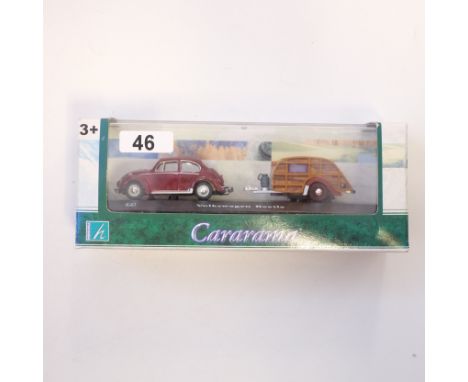 Manufacturer - Cararama | Description - Volkswagen Beetle & Caravan | Stock Code - N/A | Model Condition - 5/5 | Box Conditio