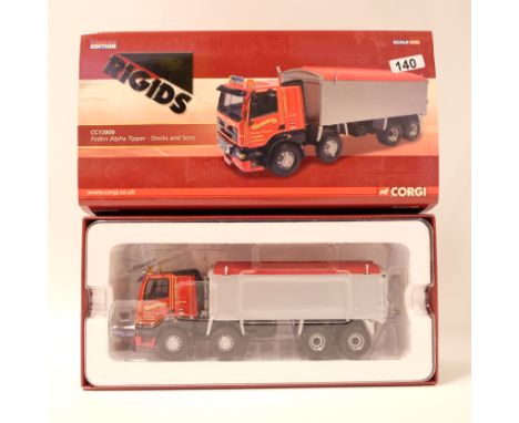 Manufacturer - Corgi | Description - Foden Alpha Tipper - Stocks & Sons | Stock Code - CC13909 | Model Condition - 5/5 | Box 