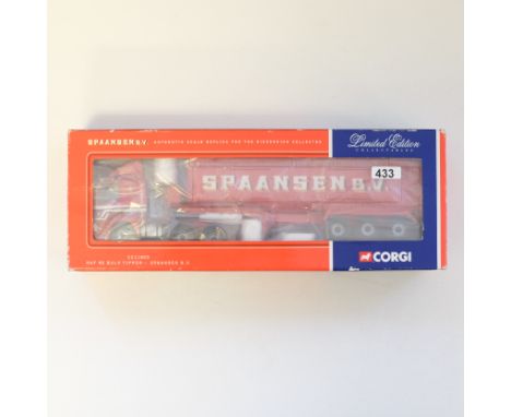 Manufacturer - Corgi | Description - DAF 85 Dulk Tipper - Spaansen B.V. | Stock Code - CC11803 | Model Condition - 5/5 | Box 