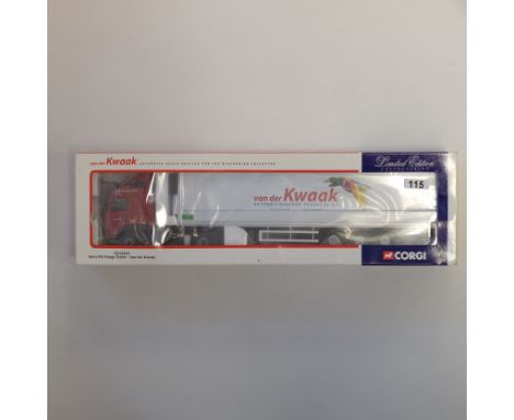 Manufacturer - Corgi | Description - Volvo FH Fridge Trailer - Van Der Kwaak | Stock Code - CC12419 | Model Condition - 5/5 |