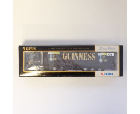 Manufacturer - Corgi | Description - Scania Curtainside - Guinness | Stock Code - 76403 | Model Condition - 5/5 | Box Conditi