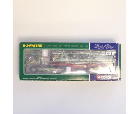 Manufacturer - Corgi | Description - MAN Bulktipper - BJ Walters LTD | Stock Code - CC12008 | Model Condition - 5/5 | Box Con