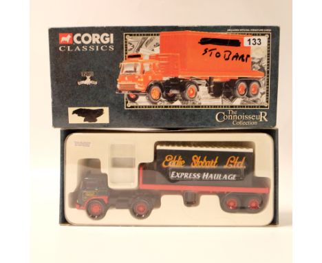 Manufacturer - Corgi | Description - Bedford TK With Low Loader & Container Load - Eddie Stobart | Stock Code - N/A | Model C