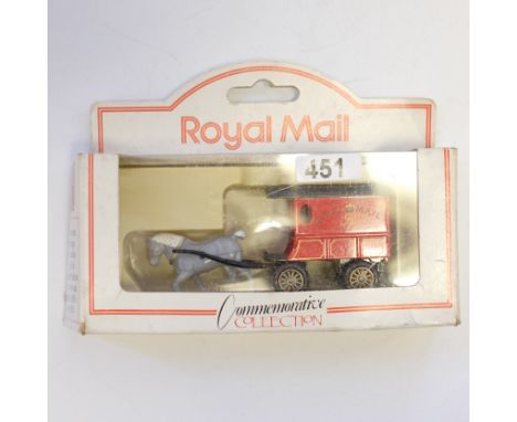 Manufacturer - Lledo | Description - 1920's Horse Drawn Royal Mail Van | Stock Code - 3013 | Model Condition - 5/5 | Box Cond