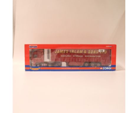 Manufacturer - Corgi | Description - DAF XF Curtainside - James Irlam & Sons LTD | Stock Code - CC13231 | Model Condition - 5