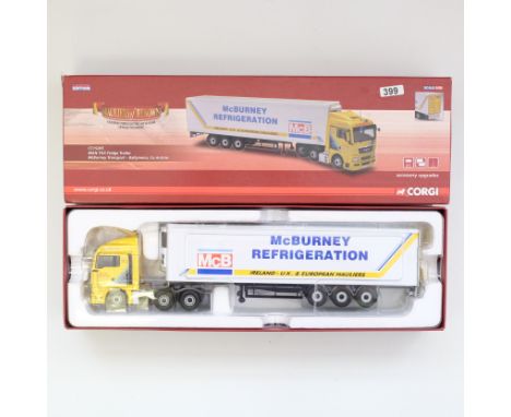 Manufacturer - Corgi | Description - MAN TGX Fridge Trailer - McBurney Transport | Stock Code - CC15205 | Model Condition - 5