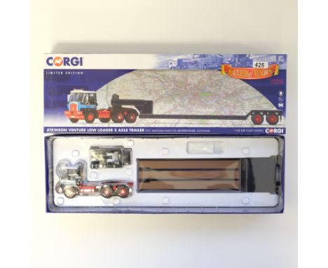 Manufacturer - Corgi | Description - Atkinson Venture Low Loader - W.H. Malcolm | Stock Code - CC12516 | Model Condition - 5/