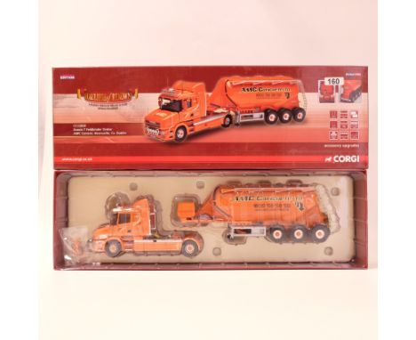 Manufacturer - Corgi | Description - Scania T Feldbinder Tanker - AMC Cement | Stock Code - CC12828 | Model Condition - 5/5 |