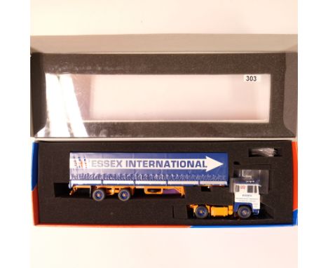 Manufacturer - Tekno | Description - Scania 141 With Classic Tilt Trailer - Essex International | Stock Code - 60954 | Model 