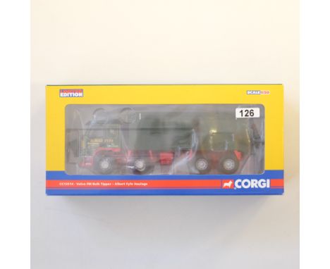 Manufacturer - Corgi | Description - Volvo FM Bulk Tipper - Albert Fyfe Haulage | Stock Code - CC13514 | Model Condition - 5/