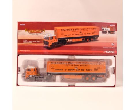 Manufacturer - Corgi | Description - Scania 110 Tandem Axle Tilt Trailer - Chapman and Ball | Stock Code - CC15304 | Model Co