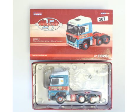 Manufacturer - Corgi | Description - Mercedes-Benz Actros - Olivers Transport | Stock Code - CC13814 | Model Condition - 5/5 