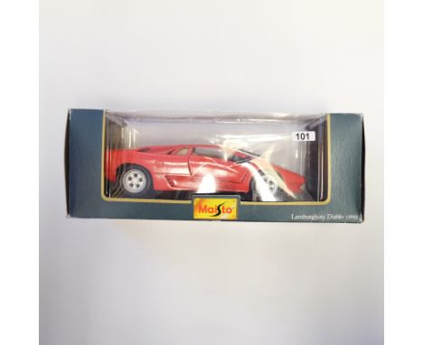 Manufacturer - Maisto | Description - Lamborghini Diablo 1990 | Stock Code - 803B | Model Condition - 5/5 | Box Condition - 3