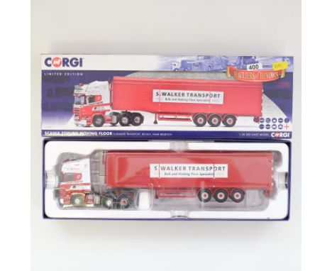 Manufacturer - Corgi | Description - Scania Topline Walkingfloor Trailer - S.Walker Transport | Stock Code - CC12941 | Model 