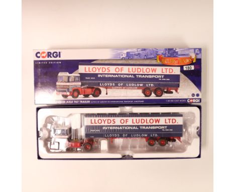 Manufacturer - Corgi | Description - Tandem Axle Tilt Trailer - Lloyds Of Ludlow LTD | Stock Code - CC15306 | Model Condition