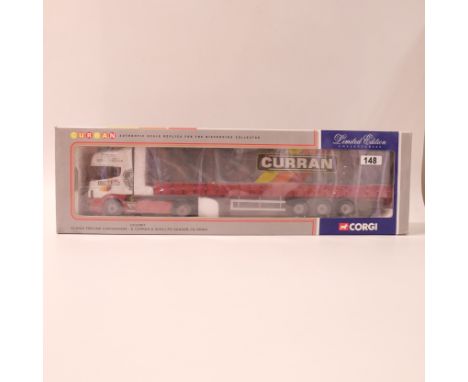 Manufacturer - Corgi | Description - Scania Topline Curtainside - D.Curran & Sons | Stock Code - CC12907 | Model Condition - 