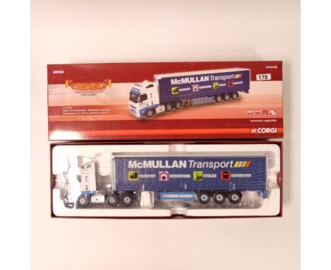 Manufacturer - Corgi | Description - Volvo FH Curtainside - McMullan Transport | Stock Code - CC14020 | Model Condition - 5/5