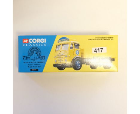 Manufacturer - Corgi | Description - Foden 4 Wheel Rigid Truck - Blue Circle Cement | Stock Code - 12501 | Model Condition - 