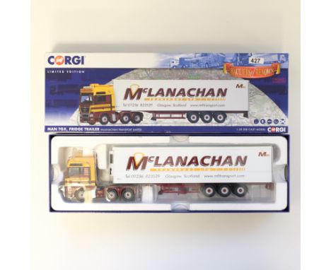 Manufacturer - Corgi | Description - MAN TGX Reefer Trailer - McLanachan Transport | Stock Code - CC15212 | Model Condition -