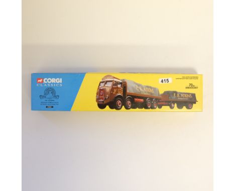 Manufacturer - Corgi | Description - Atkinson 8 Wheel Truck & Trailer - F.B. Atkins | Stock Code - 27601 | Model Condition - 