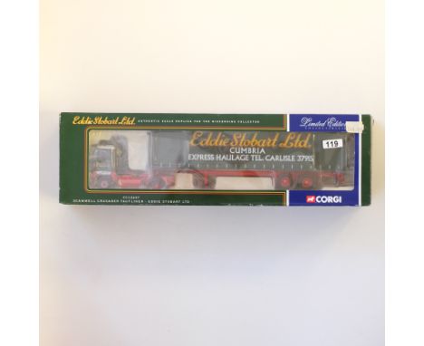 Manufacturer - Corgi | Description - Scammell Crusader Tautliner - Eddie Stobart | Stock Code - CC12607 | Model Condition - 5