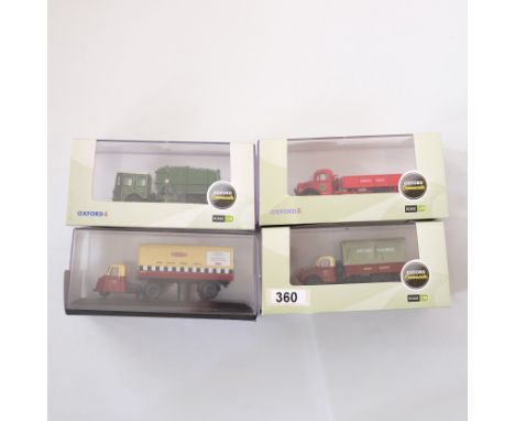 Manufacturer - Oxford Diecast | Description - 4 Assorted Models | Stock Code - N/A | Model Condition - 5/5 | Box Condition - 