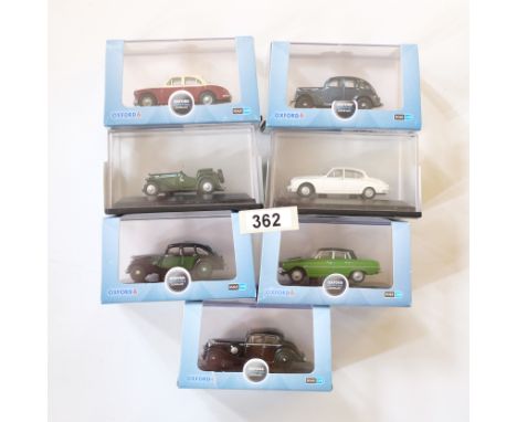 Manufacturer - Oxford Diecast | Description - 7 Assorted Models | Stock Code - N/A | Model Condition - 5/5 | Box Condition - 